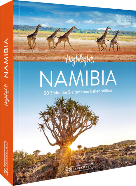 Traumziel im Süden Afrikas Reisetraum Namibia: Safari im Etosha-Nationalpark, Bilderbuch-Dünen des Sossuvlei, Buschmänner, deutsch geprägte Kolonialstädte und die Viktoriafälle. Namibia hat unendlich viele Gesichter zwischen versteinerterten Wäldern, Köcherbäumen und dem kolonialen Charme von Lüderitz. Dieser Band präsentiert aber auch das spektakuläre Okawango-Delta und die Viktoriafälle. Mit allen wichtigen touristischen Informationen und brillanten Fotografien. Porträts der 50 touristisch wichtigsten Städte, Regionen und Nationalparks Mit Routenvorschlägen und zahlreichen Insidertipps Tipps zu Hotels, Museen und Restaurants