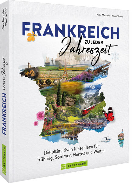 Vive la France! Reiseziele in Frankreich für das ganze Jahr! Überwintern im milden Klima der Côte d'Azur. Im späten Frühjahr zur Kirschblüte in die Provence. Im Sommer dann zum Insel-Hopping, Küstenwandern und Strandsegeln in die Bretagne. Und im Herbst schließlich zu den leuchtenden Kastanienwäldern der Ardèche oder zur Weinlese ins Elsass. Frankreich hat immer Saison. Man muss nur wissen, wo. Folgen Sie einfach den Inspirationen dieses Reiseführers und finden Sie für jede Jahreszeit das richtige Ziel im Lieblingsreiseland Frankreich. Frühling Das Zitronenfest, auf Französisch "Fête du Citron" genannt, ist eine farbenfrohe und beeindruckende Veranstaltung, bei der die Straßen von Menton mit Zitronen- und Orangenbäumen geschmückt sind. Der Karneval von Limoux ist ein traditionelles Volksfest, das jedes Jahr in der Stadt Limoux im Süden Frankreichs stattfindet. Es ist einer der ältesten Karnevale in Europa und hat eine über 400 Jahre alte Geschichte. Sommer Die Côte d'Opale ist eine wunderschöne Küstenregion in Nordfrankreich, die sich entlang des Ärmelkanals erstreckt. Entlang der Küste finden sich lange Sandstrände, charmante Fischerdörfer, majestätische Klippen und sanfte Dünen. Ein beliebtes Ziel an der Côte d'Opale ist das Nausicaá, eines der größten Meeresaquarien Europas, das Besuchern die faszinierende Unterwasserwelt näher bringt. Die Purpurküste, auch bekannt als Côte de Granit Rose, ist eine beeindruckende Küstenregion in der Bretagne. Der Name "Purpurküste" bezieht sich auf die einzigartigen rosa Granitfelsen, die charakteristisch für diese Region sind. Herbst Espelette ist ein malerisches Dorf im Südwesten Frankreichs. Bekannt ist Espelette vor allem für seinen Piment d'Espelette, eine scharfe Paprika-Sorte, die nach dem Dorf benannt ist. Der Piment d'Espelette ist ein integraler Bestandteil der baskischen Küche und wird sowohl frisch als auch getrocknet und gemahlen verwendet. Die Kastanienfeste in der Ardèche sind Höhepunkte des Herbstes und ziehen viele Besucher an. Es gibt oft Märkte, auf denen frische Kastanien, Kastanienprodukte und lokale Spezialitäten angeboten werden. Die Besucher können auch traditionelle Tänze und Musik genießen, handwerkliche Produkte kaufen und an Aktivitäten wie Kastanienrösten oder Kastanienwettbewerben teilnehmen. Winter Die Fête des Lumières, auch bekannt als Festival of Lights, ist eines der bekanntesten und spektakulärsten Lichtfestivals der Welt. Es findet jedes Jahr Anfang Dezember in der französischen Stadt Lyon statt und lockt Millionen von Besuchern aus der ganzen Welt an. Gebäude, Brücken, Plätze und Denkmäler werden mit aufwändigen Lichtinstallationen und Projektionen geschmückt. Kreative Lichtdesigner, Künstler und Architekten aus aller Welt präsentieren ihre Werke und schaffen faszinierende visuelle Effekte. abwechslungsreiche Auswahl saisonaler Ziele und Aktivitäten für Ihren Urlaub in Frankreich 60 Natur-, Kultur-, Kulinarik-, Aktiv- und Geheimtipp-Highlights praktische Reisetipps und inspirierende Fotos machen das Reisebuch zum optimalen Reisebegleiter