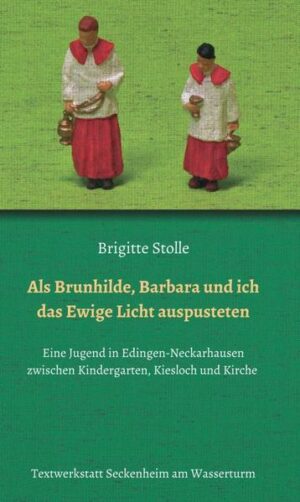 Brigitte Stolle (1959) verbrachte ihre Kindheit und Jugendzeit in Edingen-Neckarhausen, gelegen zwischen Mannheim und Heidelberg. Neben 6 Semestern Germanistik und Linguistik an der Schloss-Uni in Mannheim sowie Berufsausbildungen und Tätigkeiten als Industriekauffrau und Köchin ist das Schreiben schon seit jeher ein Anliegen der Autorin. Bisher sind Sachtexte, (Kriminal-) Romane und Kurzgeschichten entstanden. Für das vorliegende Büchlein „Als Brunhilde, Barbara und ich das Ewige Licht auspusteten“ wurden Erinnerungen der 1960er und frühen 1970er-Jahre ausgegraben und literarisch zu zwölf Anekdoten-Geschichten verarbeitet.