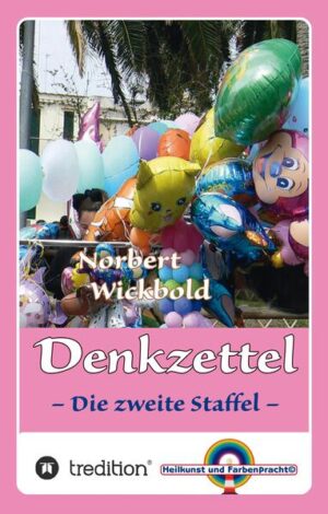 Die zweite Staffel von Norbert Wickbold: Denkzettel widmen sich aktuellen Themen des sozialen Lebens. Ich will es wirklich wagen, dort Späßchen zu machen, wo bei vielen der Spaß aufhört. Beim Glauben zum Beispiel, nicht so sehr den religiösen, sondern dem persönlichen oder politisch gefärbten Glauben. Humorvoll und doch ernsthaft sollen die Leser durch manchmal etwas ungewöhnliche Gedankengänge dazu angeregt werden, sich eigene Gedanken zu machen. Die Denkzettel sind somit eher Merkzettel, um selbst aufzumerken, welche Denkweisen zu neuen Sichtweisen und anderen Handlungsweisen anregen können.