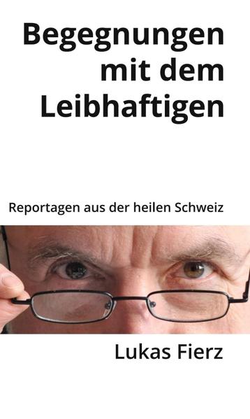 In Sprechzimmer und Irrenhaus, auf der Strasse und im Parlament trifft man Mörder und Selbstmörder, Huren und Heilige, Künstler und Kriegsverbrecher, Versicherungsbetrüger und betrogene Versicherte,  Machthaber und Ohnmächtige, Sterbende und solche die man nicht sterben lässt. Es geht um Leben, Tod und Teufel und darum, was ein längst verstorbener Indianerhäuptling mit Christoph Blocher und unserer Zukunft zu tun hat. Lukas Fierz ist Arzt. Er war für die Gründergeneration der Schweizer Grünen im Nationalrat. Seine »Reportagen aus der heilen Schweiz« erzählen Erlebnisse, die weitergegeben werden müssen. www.lukasfierz.com