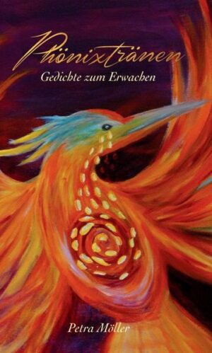 Dieses Buch ist eine Komposition aus spiritueller Poesie und grafischer Kunst und wirkt so auf vielen Ebenen. Das Erwachen in ein höheres Bewusstsein, in eine neue Realität, zeigt sich als eine Wanderung durch viele innere Landschaften. Der Phönix dient als Symbol für diese tiefgehende Wandlung. Auch wir sterben unzählige Male im Leben und werden wiedergeboren. Seinen Tränen wird Heilkraft zugesprochen. Auch unsere Tränen helfen in Heilungsprozessen. Das Lesen und Verinnerlichen der Gedichte kann den eigenen Wandlungsweg im Erwachen spiegeln, erinnern oder sogar beschleunigen. Das Lied des Phönix ist die Melodie dieses Buches. „Mögen meine Feuer dich nähren, meine Flügel dich tragen. Lass‘ meine Tränen dein Herz berühren, auf dass es sich öffnet und überfließt, gleich einem Strom ins offene Meer.“