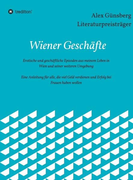 Der Literaturpreisträger Alex Günsberg erzählt in diesem Buch 13 aussergewöhnliche und erotische Episoden aus seinem Leben als Goldwarengrosshändler in Wien und Immobilienmakler im Wallis und in Florida. Ein spannendes Insiderbuch für alle, die reich werden und Erfolg bei Frauen haben wollen. Ein literarischer Leckerbissen!