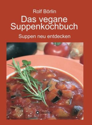 Rolf Börlin hat seit über 25 Jahren beruflich mit Kochen und veganen Lebensmitteln zu tun. Kochen und kulinarisch Neues auszuprobieren, ist aber auch privat seine große Freude. Als Vegetarier von Herzen richtet sich sein Augenmerk auf die große Vielfalt pflanzlicher Nahrungsmittel. Im veganen Suppenkochbuch verrät er uns 60 köstliche, originelle vegane Suppenrezepte für das ganze Jahr. Es sind einfache und unkomplizierte Rezepte, die aber hervorragend schmecken. Auch hier gilt: In der Schlichtheit liegt die Genialität. Zu jedem Rezept gibt es ein ganzseitiges Farbfoto. Das vegane Suppenkochbuch beweist: Gute Suppen sind schnell zubereitet, auch wenn frische, gesunde Zutaten verwendet werden. Nach den vielen Suppenexperimenten ist Rolf Börlin eines bewusst geworden: Für eine köstliche Suppe braucht es sie nicht, die Crème fraîche, die saure Sahne und den Schlagrahm. Es gibt feine pflanzliche Alternativen. Die Aromakraft von gutem Gemüse und auch von Getreide, Reis, Nüssen und Samen reicht vollends aus für beste und cremig-feine Suppen, die auch verwöhnte Gaumen glücklich machen. Warum Suppen und warum vegane Suppen? Das verrät uns Rolf Börlin in dem ausführlichen Einführungsteil. Und auch, worauf man beim Kauf einer gesunden Gemüsebrühe achten sollte. 160 Seiten, 60 ganzseitige Abbildungen.