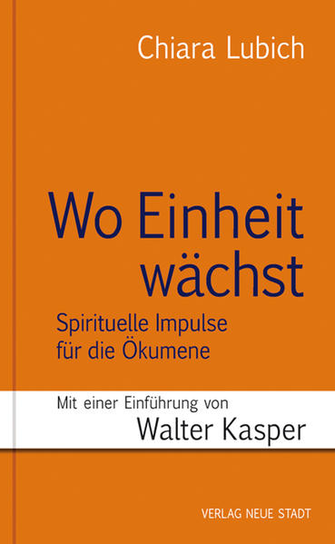 Chiara Lubich (1920-2008) hat vielfältige Anregungen für den Prozess wachsender Einheit zwischen den Kirchen gegeben. Sie hatte viele persönliche Begegnungen mit hochrangigen Vertretern der großen Kirchen und bekam für ihr ökumenisches Engagement u. a. den Friedenspreis der Stadt Augsburg. Die zum Reformationsgedenken posthum erscheinende Publikation versammelt u. a. Vorträge im Rahmen ihres letzten ganz im Zeichen der Ökumene stehenden Besuchs in der Schweiz, u. a. beim Ökumenischen Rat der Kirchen in Genf 2002. Chiara Lubich erläuterte dort, ausgehend von ihrer Erfahrung und der Fokolar-Spiritualität, wie die Gemeinschaft unter den Christen belebt und vertieft werden kann. Aus dem Inhalt: Auf dem Weg zu einer Spiritualität der Einheit-Für eine Erneuerung in Kirche und Gesellschaft-Der gekreuzigte und verlassene Jesus oder: Wo Einheit wächst-Leben aus dem Wort Gottes oder: Wo Einheit wächst-Auch als Kirchen die gegenseitige Liebe praktizieren-Gebet um die Einheit