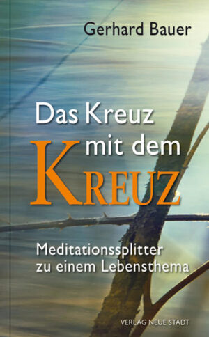 Wer kennt nicht die Frage nach dem »Warum?« · Ein Thema, des jede(n) betrifft · Impulse des beliebten Autors und Seelsorgers: · Fingerzeige für den Umgang mit Grenzen, Leid und Schmerz Es ist ein Kreuz mit dem Kreuz. Mit dem eigenen wie mit dem uns nahestehender Menschen. Gerhard Bauer spricht aus Erfahrung, knüpft an zahllose Gespräche an. Seine kurzen „Meditationssplitter“ atmen Realismus und machen Mut. Aus dem Inhalt:-Beobachtungen und Fragen-Impulse aus der Bibel, dem großen Buch über das Leiden-Jesusnachfolge-Kreuzesnachfolge-Im Glauben leben lernen mit der Realität des Kreuzes