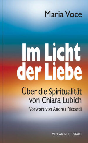 Die Schwerpunkte der Fokolar-Spiritualität-erschlossen von Maria Voce: Impulse für einen Lebensstil aus der Kraft eines »Charismas der Einheit« »Maria Voce wollte nicht einfach Bekanntes wiederholen, sondern neue Aspekte zu Tage fördern. Sie begriff Chiara Lubichs Botschaft und Charisma neu-in einer Kirche und in einer Welt, die sich veändert haben. Denn spirituelle Bewegungen wachsen in der tiefen Spannung zwischen der Treue zum Ursprung und zum Charisma, dann aber auch in der Deutung des Lebens und der Geschichte von morgen.« Aus dem Vorwort von Andrea Riccardi