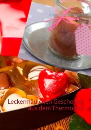 Das persönlichste Geschenk ist ein selbst gemachtes Geschenk. Mit dem neuen Thermomix Gerät kann man auf leichte Art und Weise wunderschöne Dinge kreieren. Hübsch verpackt kann man dann seine Werke präsentieren. Meine liebevollen Rezepte werden Sie und Ihre Familie, sowie Ihren Bekanntenkreis begeistern. Ich wünsche Ihnen viel Spaß mit meinem Buch.