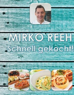 Wer hat schon alle Zeit dieser Welt, um tolle Gerichte auf den Tisch zu bringen? Mal ehrlich, meistens muss es doch schnell gehen. Aber schmecken soll es trotzdem. Mit "Schnell gekocht" zeigt Küchenstar Mirko Reeh, wie man auch bei knappen Zeitbudget gesund und lecker kochen kann. Bis auf einige wenige Ausnahmen sind alle Rezepte in maximal 30 Minuten auf dem Tisch. Denn: Mirko bringt alles schnell auf den Punkt. Deshalb gibt's auch keine langen Erklärungen. Und trotzdem funktioniert's. Über 50 Fotos machen Lust aufs Kochen . Insgesamt hat der Bestseller Autor, der mittlerweile über30 Bücher auf den Markt gebracht hat, 80 Rezepten mit vielen Variationen in seinem neuen Küchen-Quicky versammelt. Von der Blitz-Pasta bis zu ausgefallenen Kompositionen, die Mirko Reehs Kreativität zeigen, reicht die Palette. Und was rät der Koch: "Einfach loslegen. Keine Zeit verlieren ... Das wird schon" sagt Mirko.