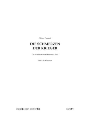 Der psychologische Thriller "Die Schmerzen der Krieger" erzählt von Alex, Hanna, Karin, Peter und Marc und ihrer verzweifelten Suche nach Liebe. Sie alle sind gefangen in einem Netz aus toxischen Beziehungen, Gewalt, Verachtung, Einsamkeit, Egoismus und dem ewigen Kampf um Macht und Sex. Ein Stück über Liebende, Alleingelassene, Patienten, die ihre Thera¬peutin begehren, Serienmörder, Erwartungen, falsche Fährten und Wahrheiten, die tödlich sein können. Die stage&screen edition5p stellt Theaterstücke und Drehbücher von Oliver Pautsch zur Verfügung.