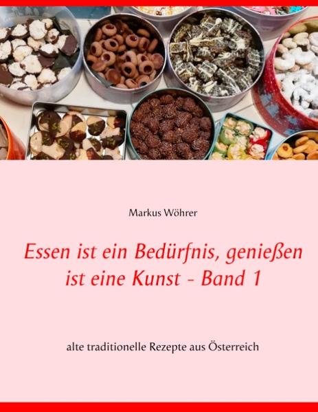 Viele der Rezepte, die Sie in diesem Buch finden stammen aus mei-ner Familie, und wurden teilweise über Generationen weitergege-ben. Bei der Auswahl der Rezepte habe ich darauf geachtet, Origi-nalrezepte aus alten Büchern zusammenzustellen. Aufgeteilt auf 3 Bände finden Sie darin nicht nur Back, Kuchen, Tor-ten und Rouladen Rezepte, sondern auch Rezepte über das Herstel-len leckerer Desserts, warmer Mehlspeisen, Likören, Säften, Marme-laden, Tee und einige vergessene Rezepte. Im Band 1 habe ich einige Backrezepte niedergeschrieben.