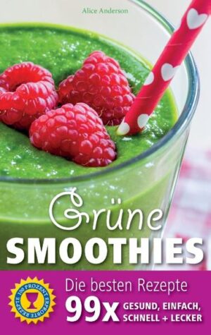 Grüne Smoothies sind einfach lecker! Sie erfreuen sich nicht nur wegen ihrer gesunden Inhaltsstoffe einer immer größeren Beliebtheit. Mit grünen Smoothies ernähren Sie sich gesund, schnell und noch dazu sehr einfach - denn selten sind mehr als ein paar frische Zutaten und Wasser nötig. In diesem Buch finden Sie 99 erprobte Rezepte, die Ihnen eine große Auswahl an Geschmackskombinationen ermöglichen.