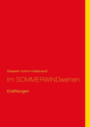 „Und wieder das sanfte warme Sommerwind-wehen-Gefühl, das meiner Seele wohl tut." schreibt Dora in ihr Tagebuch. Wenige Tage nur dauern diese Ferien, bleiben dem Wehen zum Wachsen. Ein kräftiger Wind spielt nun über den Stoppelfeldern, bietet kräftigen Widerstand den Radlern, lässt Röcke flattern, zerzaust die Frisur. Mit geröteten Wangen erscheinen sie zu eiligen Mahlzeiten mit der Großmutter, genießen jede Minute der verbleibenden Tage. Von einer ersten Liebe und anderen wichtigen Begegnungen im Leben handeln die Geschichten dieses Erzählbandes, die den Leser nach Paris, nach Afrika und in die Welt des Orients, aber auch in ein Altenheim im Dorf „nebenan“ führen.