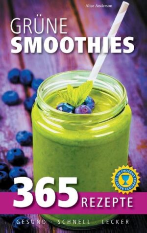 In diesem Buch finden Sie 365 erprobte Rezepte, die Ihnen eine große Auswahl an Geschmackskombinationen ermöglichen - für jeden Tag im Jahr! Grüne Smoothies sind einfach lecker und erfreuen sich nicht nur wegen ihrer gesunden Inhaltsstoffe einer immer größeren Beliebtheit. Mit grünen Smoothies ernähren Sie sich gesund, schnell und auch noch sehr einfach - denn es sind nur ein paar frische Zutaten und Wasser nötig. Ob zum Frühstück, als schnelle Zwischenmahlzeit oder als Abendessen - ein Smoothie passt immer: Probieren Sie es aus!