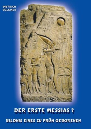 Der Erste Messias Bildnis eines zu früh Geborenen Es ist eine Betrachtung zum Pharao Echnaton, der als erster die Kühnheit und den Mut hatte, sich von dem vielgestaltigen Götterhimmel der Alten Ägypter zu trennen und den Monotheismus zu propagieren in Form der Sonnenscheibe Athos
