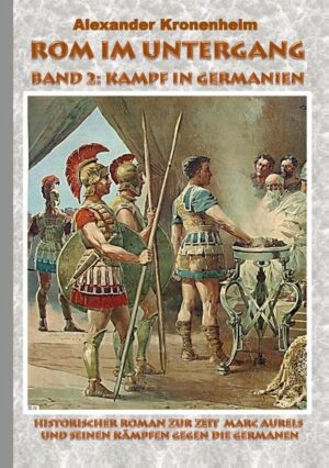 Historischer Roman zur Zeit Marc Aurels, geschildert aus römischer Sicht und durch die Augen eines germanischen Präfekten. In spannender Weise werden die aufkeimenden Konflikte mit neuen Mächten beschrieben, welche als Auslöser des Untergangs von Roms zu sehen sind. Auszug: Julius schaute unverwandt gegen die Berge