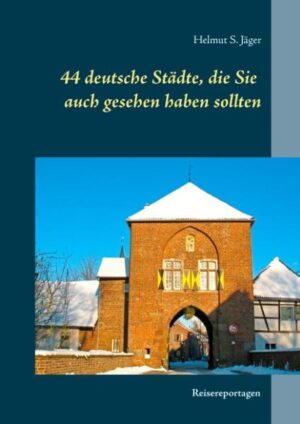 44 charmante Städte laden zum Besuch ein. Idyllische Orte mit Kultur und viel Geschichte. In meinem ersten Buch geht es bloß um mein Heimatland. Warum ins Ausland reisen? Das habe ich schon ausgiebig getan. In diesem Buch erkunde ich endlich die kleinen und großen Städte Deutschlands, in denen viel mehr zu entdecken ist, als ich vorher glaubte. Deutschland bietet viele Überraschungen. Eines Tages stellte ich fest, dass ich nur einen Bruchteil der interessanten Orte und Regionen genauer kannte. Da packte mich das Reisefieber. Ich machte mich auf den Weg, erforschte meine jetzige Heimat (das Rheinland), die Heimat meiner Eltern und meiner Großeltern. Manchmal war ich weit entfernt von meinem Wohnort unterwegs. Aber immer folgte ich der Devise: „Ich möchte sehen, was hinter der nächsten Kurve kommt“ (Björn Ulvaeus, ABBA). Fast alle diese Reisen habe ich mit Bahn und Bus durchgeführt. Durch die Internetangebote der Deutschen Bahn und der Firmen Ameropa und DERTOUR konnte ich alles bequem von Zuhause planen. Einige wenige Touren erledigte ich mit dem Pkw. Mein Interesse gilt vor allem der Geschichte, Kunst, Musik und Natur. Darauf konzentrieren sich meine Reportagen. Jedes Kapitel beschreibt einen Ort oder eine Urlaubslandschaft, die zu besuchen sich unbedingt lohnt. In Form eines Stadtrundganges beschreibe ich eine Auswahl der Sehenswürdigkeiten, der Einkaufsmöglichkeiten, des kulinarischen Angebotes, so wie es sich mir präsentiert hat. Dabei komme ich sicherlich auch zu subjektiven Urteilen. Meine Reise-Erlebnisse führen nicht zu einer Auflistung aller Freizeitmöglichkeiten einer Ortschaft. Es ist und bleibt − wie auch die Auswahl der Reiseziele − eine persönliche, manchmal sogar scheinbar zufällige Auswahl der Besonderheiten einer Landschaft, mit denen wir in Deutschland überreich gesegnet sind. Diese Reisereportagen sollen Leser ansprechen, die eine literarische Reisebeschreibung lesen wollen. Sie bekommen hin und wieder eine Hotel- oder Restaurant-Empfehlung, aber das ist nicht mein Hauptziel. Mein Ziel ist es, das Besondere, das Flair eines Ortes einzufangen. Daher ist mein Buch interessant für Bahnreisende, Geschichtsinteressierte, Kulturreisende und Musikfans.