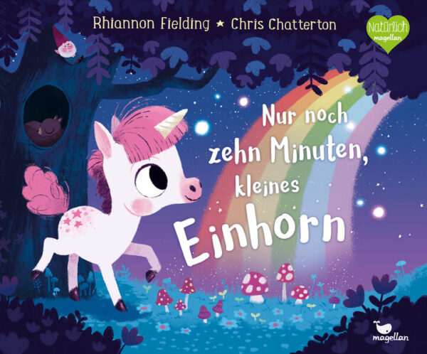 Eine kuschelige Vorlesegeschichte zum Einschlafen aus der Nur Noch 10 Minuten Reihe von Rhiannon Fielding. In zehn Minuten ist Schlafenszeit, doch das kleine Einhorn Sternchen ist noch gar nicht müde! Während ihr Papa die Minuten herunterzählt, gibt es für Sternchen noch so viel zu entdecken: Trolle, Drachen und eine Prise Magie. Aber zu Hause ist es einfach am gemütlichsten und als Papa „Nur noch eine Minute!“ ruft, ist Sternchen längst eingeschlummert ...