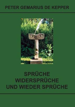 Sprüche, Verse, Aphorismen und Kurzszenen über Mitmenschen, deren Macken und Marotten, das Älterwerden, Politik, Gott und die Welt sollen zum Schmunzeln aber auch zum Nachdenken anregen. 36 Abbildungen vom Autor selbst geschaffener witziger Skulpturen ergänzen dieses unterhaltsame Buch.