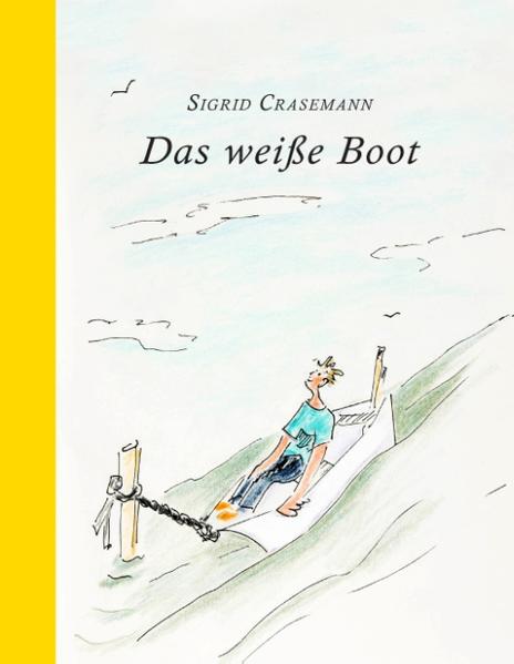 Ein Bilderbuch für Kinder und Erwachsene. Es nimmt uns mit in die Welt von Freundschaft, Aufbruch und Abschied. Stille Handzeichnungen korrespondieren mit sparsamen Texten. Einem unschuldigen Jungen, der es liebt in seinem weißen Boot zu sitzen, begegnet ein frecher Adler, der ihm hilft, das Elternhaus hinter sich zu lassen und sich auf den Weg zu machen. Sonne, Wasser, Wind, Tiere, Charme und leiser Humor führen den Jungen in die innere Freiheit.