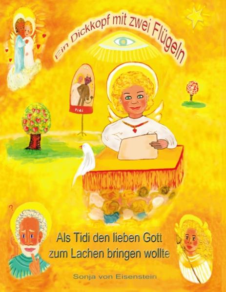 Tidi ist ein übermütiger kleiner Engel, der die himmlische Schutzengelschule besucht, um danach als Kinderschutzengel auf die Erde zu kommen. Denn Kinder liebt er über alles! Doch neben seinem Lerneifer steckt er auch voller Ideen und Streiche. Meister Petrus, der Himmelspförtner, weiß ein Lied davon zu singen! Aber ernstlich böse kann er seinem Lauseengel nie sein, schon wegen der hübschen Versöhnungsbildchen, die ihm Tidi nach seinen Streichen immer malt. Tidi brennt darauf, endlich ein Kind auf der Erde beschützen zu dürfen! Doch dann passiert ihm ein böses Missgeschick, und die Himmelsbehörde hat ernsthaft Bedenken. Kann man Tidi als Kinderschutzengel wirklich schon auf die Erde schicken? Schließlich soll er da auf ein Kind gut aufpassen können. Und diese Bedenken verstärken sich noch, als Tidi es sich in den Kopf gesetzt hat, den lieben Gott zum Lachen bringen zu wollen. Er erlaubt sich sogar, den ihn ermahnenden Meister Rigoroso von der Obersten Himmelsbehörde vor der gesamten Himmelsversammlung zu widersprechen. Das hat ernste Folgen! Am Ende aber kommt es für alle auch für Tidi ganz anders … Ein Dickkopf mit zwei Flügeln ist eine humorvoll erquickende, aber auch tiefgründige Erzählung - nicht nur für Kinder, sondern auch für Erwachsene. Es ist ein Buch, das Kinder, Eltern, Großeltern und Leser, die Engel lieben, gleichermaßen begeistern wird. Und wer bislang für Engel nicht so viel übrighatte, den wickelt der kleine Himmelsschelm garantiert um seinen Finger!