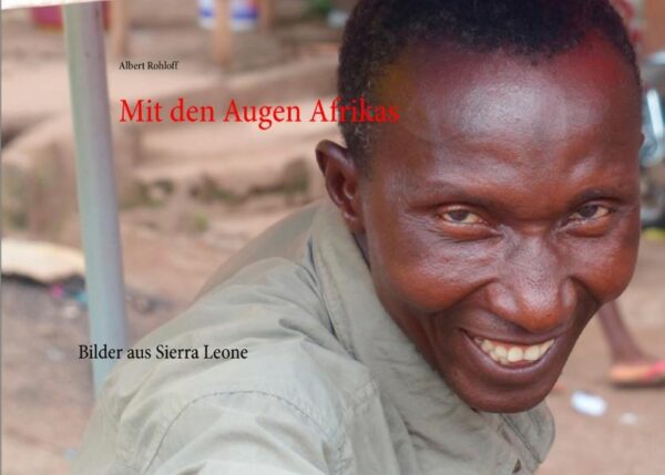 Die Augen Afrikas sind in allem sehr. Sehr groß, wie der Kontinent, sehr strahlend, wie die Sonne darüber, sehr dunkel, wie die Haut und sehr freundlich, wie die Seele der Menschen. Wer Afrika mit diesen Augen sieht, ist zuversichtlich und unbekümmert. Doch die Augen Afrikas sind kindlich. Mit diesen Bildern wurde versucht, Sierra Leone mit den Augen Afrikas zu sehen. Doch mitunter muss der kindlich unbekümmerte Blick auf die Schönheiten des Landes und der Menschen einem kritischen weichen.