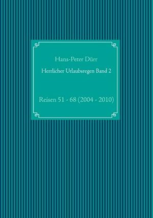 Wenn man 83 Länder (nach den aktuellsten politischen Grenzen) unserer schönen Erde bereist hat, bleiben sicherlich viele schöne Dinge, aber auch viele Pannen als Erinnerung zurück. Diese verdienen es nach Meinung des Autors niedergeschrieben zu werden, um auch andere Globetrotter zu erfreuen oder auch nachdenklich zu stimmen. Von 1-Tages-Touren bis hin zu mehrwöchigen Kreuzfahrten habe ich unsere Erlebnisse in hoffentlich amüsanten Kurzgeschichten in Form eines Tagebuches in drei Bücher zusammengefasst und wünsche meinen Lesern viel Spaß, vielleicht auch an Bord eines Kreuzfahrtschiffes oder bei einer Bus- oder Bahnreise. Ich hatte das große Glück zusammen mit meiner Frau viele kleine und große Träume zu verwirklichen und konnte bisher alle unsere Reisen in guter Gesundheit zu Ende bringen. Wir hoffen natürlich, dass dies auch in der Zukunft so bleibt, denn trotz aller bereisten Länder gibt es immer noch weiße Flecken auf der Landkarte und wir möchten noch weitere, interessante Länder unserer schönen Erde bereisen. Es gab so gut wie keinen Urlaub ohne Regen, aber der Regen im Urlaub ist meistens ja viel, viel schöner als zu Hause und macht einem viel weniger aus, daher wählten wir den Titel „Herrlicher Urlaubsregen“. Dieser Band 2 der Trilogie enthält u. a. die Berichte über unsere 4wöchige Kreuzfahrt durch die Südsee, die 5wöchige Kreuzfahrt rund um Südamerika, 14tägige Ostseekreuzfahrt, Flusskreuzfahrten in Russland, auf der Donau und auf dem Rhein, Kreuzfahrten Karibik- und Mittelamerika, Südnorwegen, Westafrika u.v. m.