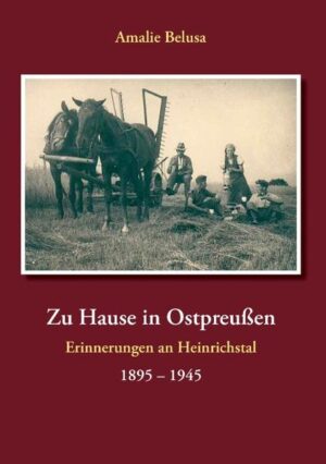 Amalie Belusa, geboren 1895 in einem kleinen Dorf in Masuren, Ostpreußen, lebte bis zur Flucht 1944 auf einem Bauernhof. Sie schrieb die Erinnerungen ihrer Familie für ihre Kinder und Enkelkinder auf. Sie erzählt viele schöne Geschichten vom Leben auf dem Hof, aber auch die Zeit im ersten Weltkrieg, als sie von den Russen besetzt waren und ihr Vater verschleppt wurde und nie mehr nach Hause kam. Dann die Zeit zwischen den Weltkriegen, als es aufwärts ging und es der Familie immer besser ging, bis zur Evakuierung und der Flucht übers Haff. Sie lebte bis zu ihrem Tod 1992 bei ihrer Tochter Gerda in Bayern.