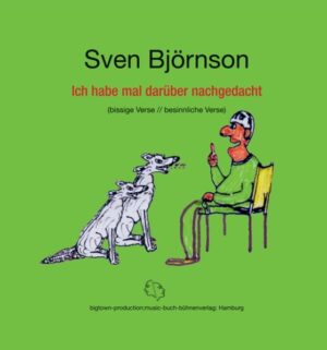 Der Dichter und Komponist Sven Björnson ist einer der vielseitigsten und erfolgreichsten deutschen Künstler. Er schreibt, dichtet und komponiert seit über 70 Jahren. Sein kompositorisches Werk, (mit über 350 Titeln auf den verschiedensten Medien veröffentlicht) erstreckt sich von der Folklore über die Marschmusik, die Tanzmusik, die Pomusik, die Bühnenmusik, bis hin zur Filmmusik. Ein Teil seiner Werke wird weltweit gespielt. 1989 wurde Björnson dafür mit einer Goldenen Schallplatte geehrt. Als Textdichter ist Sven Björnson mit über 200 Texten, überwiegend zu seinen eigenen Kompositionen, erfolgreich. Als Sänger besang Sven Björnson 50 Tonträger. Er trat in den Fernsehsendungen des NDR (Aktuelle Schaubude) und des WDR (Flughafen Düsseldorf) auf. Als Produzent entdeckte er 1969 Udo Lindenberg. Er schulte und produzierte ihn. Er verhalf Udo Lindenberg zum Start in eine große Karriere. Als Lyriker gewann Sven Björnson bereits in frühester Jugend einen Literaturwettbewerb des Ullsteinverlages (Berliner Morgenpost). 1948 wurde er für sein Werk "Die Brücke" mit einem Lyrikpreis ausgezeichnet. Als Hörspielautor schrieb Björnson 7 Hörspiele. Sie wurden beim Berliner Rundfunk, beim MDR, bei Radio Bremen und beim WDR produziert und gesendet. 2004 wurde Sven Björnson für den Deutschen Hörbuchpreis nominiert. Den hier vorliegenden Band "Ich habe mal darüber nachgedacht" zeigt den Autor als bissigen- und weisen Satiriker.