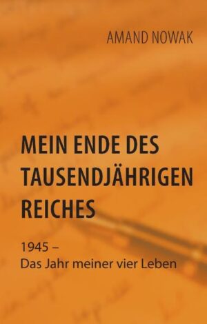 Das Jahr 1945 war eines der bewegendsten und bewegtesten Jahre in der Menschheitsgeschichte der Neuzeit. Es war unvorstellbar, welche Schicksale sich in dieser Zeit abspielten. Viele Menschen konnten damit nicht fertig werden und gaben ihr Leben - häufig sinnlos - freiwillig auf, weil sie der Meinung waren, nicht mehr weiterleben zu können. Unglaublich war aber auch, wie viele Menschen sich trotz allem den Mut und die Hoffnung im Glauben an eine neue, bessere Zukunft bewahrten und dafür lebten. Ein jeder hatte sein eigenes, schweres Schicksal zu tragen und versuchte, damit auf seine eigene Art fertig zu werden. Mit mir meinte es das Schicksal noch verhältnismäßig gut. In meiner Erinnerung teilte ich dieses Jahr in vier Lebensabschnitte oder Leben, von denen jedes sich in einer Jahreszeit abgespielt hat. Jeder dieser Abschnitte hätte auch der Letzte sein können. Aber das Leben und die Liebe zu meiner Heimat trieben mich immer wieder weiter, getreu dem Spruch „Immer, wenn Du denkst es geht nicht mehr, kommt von irgendwo ein Lichtlein her.“.