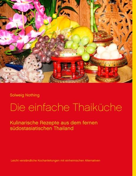 Von einem mehrjährigen Aufenthalt in Thailand hat die Autorin Rezepte der einfachen Thaiküche mitgebracht. Sie besuchte einheimische Bekannte, schaute in deren Kochtöpfe, lernte von den eigenen Hausangestellten und begab sich in die Küchen der Restaurants, um die Zubereitungsweise des schmackhaften Thaiessens zu erlernen. In diesem Buch werden Rezepte verwendet, die hauptsächlich von der einfachen Bevölkerung gekocht werden und auf komplizierte Vorbereitungen verzichten. Neben den Originalzutaten hat die Autorin versucht, da wo es möglich war, auf einheimische, deutsche Produkte zurückzugreifen. Alle Gerichte wurden von ihr persönlich ausprobiert. Die Kochanweisungen sind einfach und verständlich gehalten, sowie mit entsprechenden Abbildungen unterlegt.