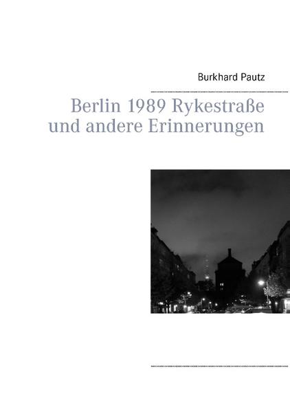 Neben den Geschichten von persönlich berührenden Begebenheiten, von Kinderschicksalen und von einem Stück Leben in der DDR aus seinem ersten Werk, erzählt der Autor in seinem Buch „Berlin 1989 Rykestraße“ nun autobiographisch von dem Lebensgefühl und den persönlichen Ereignissen bis zu seiner Flucht im Sommer 1989 über Ungarn in den Westen. Der Leser erfährt einzigartig, wie das war, dieses Gefühl der Ohnmacht, der Angst und der ständigen Bedrohung durch die Staatssicherheit. Fast im Gegensatz dazu vermittelt der Autor aber auch sein eigenes unbeschreibliches Lebensgefühl des Aufbegehrens, der Freiheit und der Liebe. Rückschauend stellt er dazu fest, dass diese Tage und Wochen im Sommer 1989 eine derartige Einmaligkeit in seinem Leben hatten, dass er noch heute dankbar ist, dies alles erlebt haben zu dürfen.