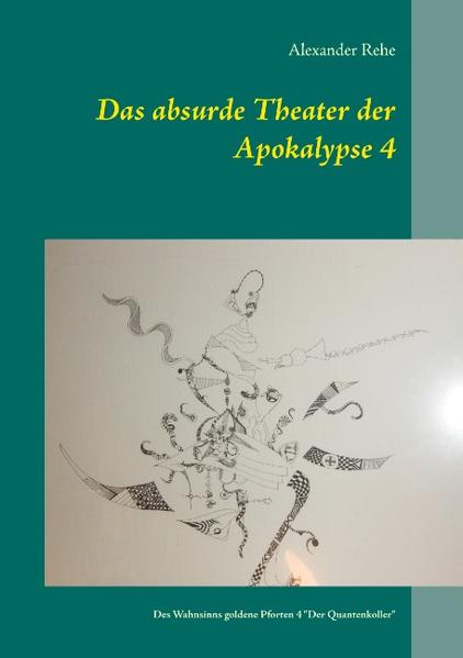 Auch hier im vierten Teil des Zyklus "Das absurde Theater der Apokalypse" dreht sich Alex im Kreis um sich selbst herum und hin und her und denkt sich krumm und dumm und keinesfalls dabbich... Kobaldur Perplastik leistet ihm Schützenhilfe zunächst das Antihirn zu emmanieren, aber auch mächtige Gedanken ruhen bereits in der Tiefe verborgen, Alex diabolischen Impulsen nicht den Raum zu geben, wie er es sich erträumt, - doch wie wird das Theater weitergehen? Wir wissen es nicht, mit einer Ausnahme : MIR .... und einige Freunde basteln noch immer an meinen Hirnwindungen herum, allein ich bleib der Meister über alle niederen Geister und eile wie der Sturm im Wind geschwind hinfort, zum nächsten magischen Ort... und bleib im Wellenrauschen verborgen, euch weiter zu versorgen...