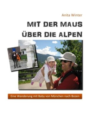 Zu Fuß über die Alpen – mit Baby? Ja, das geht! Familie Winter erzählt von ihrem außergewöhnlichen ersten Familienurlaub: eine Fernwanderung über die Alpen, mit ihrer 4 Monate alten Tochter in der Bauchtrage. In 16 Wanderetappen führte sie die Tour auf dem Goetheweg von München bis nach Bozen. Dieses Buch beschreibt die Erlebnisse während der Wanderung, Höhen und Tiefen der Route und ganz persönliche Eindrücke, natürlich mit vielen Fotos. Wer die Tour selbst anpacken will, findet Packlisten, Details zu den Wanderetappen und Organisatorisches rund um das Baby.