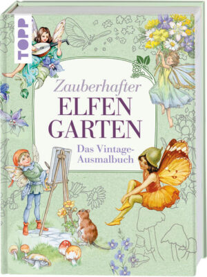 Willkommen in der wundersamen Welt der Elfen und Feen! Dieses zauberhafte Ausmalbuch bietet dir eine einzigartige und sorgfältig ausgewählte Sammlung von Vintage-Kunstwerken aus dem frühen 20. Jahrhundert. Begegne den geheimnisvollen Lebewesen beim Spielen, Tanzen und in ihrem fantastischen Alltag. Die über 70 charmanten und magischen Illustrationen stammen von renommierten Künstlerinnen und Künstlern wie Rene Cloke, Molly Brett, Mildred Entwisle, Margaret Tarrant oder Florence Mary Anderson. Zur Inspiration findest du die Abbildungen der Original-Illustrationen auf den jeweils linken Seiten. Auf den rechten Seiten kannst du deine Kreativität frei entfalten und deine eigenen Farbwelten erschaffen. Das große Format, das feste Papier und das mit Glitzerlack veredelte Cover machen das Buch auch zu einem tollen Geschenk für liebe Menschen.