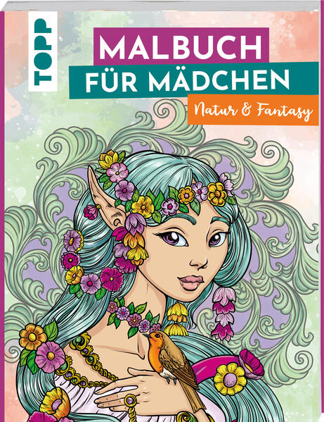 Malbuch für Mädchen Natur & Fantasy | Bundesamt für magische Wesen
