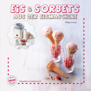 Cremiges Eis und frische Sorbets – alles selbstgemacht! Mit der Eismaschine können Sie alle möglichen Sorten selbst herstellen, ganz klassische bis hin zu den ausgefallensten Kreationen. Erdbeer- oder Wassermelonensorbet, Schokoladen- oder Karotteneis, geeiste Lavendelcreme… Lassen Sie Ihren Ideen freien Lauf!