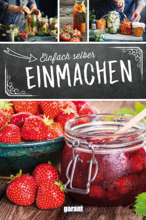 Mit Einmachen und Einkochen hat man schon seit Jahrhunderten Gemüse und Obst aus dem eigenen Garten oder vom Wochenmarkt haltbar gemacht. Fangen auch Sie die feinen Aromen von saisonalem Obst und Gemüse im Glas ein. Ob eingelegtes und eingemachtes Gemüse, pikante Chutneys, Relishes und Aufstriche oder fruchtige Marmeladen und Konfitüren, mit diesen Rezepten holen Sie das Beste aus der nächsten Ernte heraus. Von klassisch traditionell bis aufregend exotisch ist zudem für jeden Geschmack etwas dabei. Und die selbstgemachten Köstlichkeiten eignen sich außerdem wunderbar als Geschenk und Mitbringsel. Also nichts wie ran, werden Sie mit diesem Buch zum Einmach-Profi!