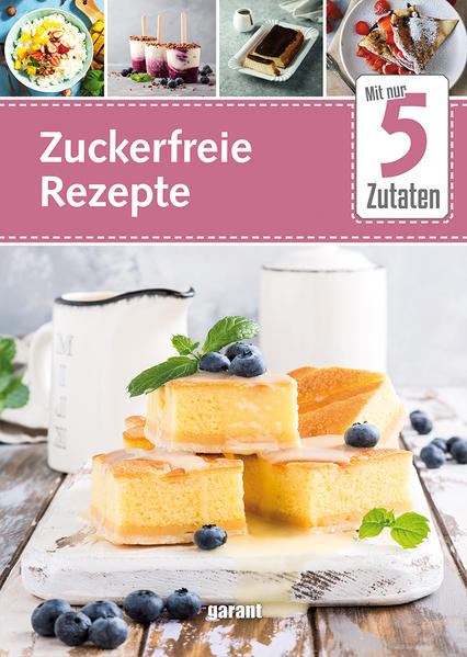 Immer mehr Menschen ernähren sich bewusst und möchten abnehmen. Eine zuckerfreie Lebensweise ist daher angesagter denn je! Durch die Rezepte in diesem Buch wird „Zucker-Detox“ zu einem Kinderspiel. Mit nur 5 Zutaten bringen Sie im Nu Selbstgemachtes ohne Haushaltszucker auf den Tisch – von cleveren Frühstücksideen über gesunde Snacks, Soßen und Knabbereien bis hin zu frischen Hauptgerichten, Salaten und Beilagen. Probieren Sie z. B. sättigende Frühstücks-Muffins mit Kirschen, einen frischen Salat mit Honig-Senf-Dressing oder kalorienarme Zoodles mit Tomaten-Pilz-Soße! Und selbst auf Desserts und Gebäck wie z. B. fruchtige Erdbeer-Joghurt-Popsicles oder Schokomuffins müssen Sie nicht verzichten! Vollwertige Lebensmittel, die natürliche Süße von Früchten sowie Zuckeralternativen wie Kokosblütenzucker, Honig oder Agavendicksaft machen’s möglich!