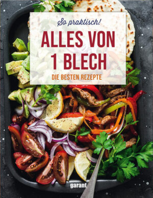 Keine Lust auf aufwendige Zubereitungen und massenhaft Abwasch nach dem Kochen? Mit den Rezepten in diesem Kochbuch ist das alles kein Problem mehr! Fleisch, Fisch oder Gemüse werden einfach aufs Backblech oder in die Fettpfanne gegeben und der Ofen erledigt den Rest. So lassen sich ganz unkompliziert komplette Menüs aus dem Ofen zaubern. Wie wäre es beispielsweise mit feinem Lachsfilet auf grünem Spargel, einer leckeren Fajitafüllung vom Blech oder Ofenkäse auf einer saftigen Tomatenvariation? Und natürlich dürfen auch Desserts und Snacks vom Blech nicht fehlen. Ob knusprige Crumbles, Pfannkuchen vom Blech oder aromatische Bratäpfel – hier findet sich wirklich für jeden etwas. Guten Appetit und viel Spaß beim Ausprobieren!