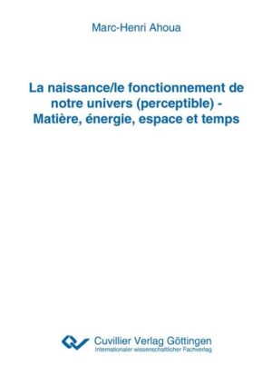 Cet essai est une/ma tentative de description vulgarisée de la naissance de l’univers… Enfin, pour les gens comme moi, c’est- à- dire les amateurs… Dans cet essai, je commence par décrire - le plus “primitivement“ possible - les quatre éléments fondamentaux que sont l’énergie, la matière, l’espace et le temps. Cette description m’amène quasi naturellement à émettre l’hypothèse que notre univers est né de la rencontre entre énergie et matière. Dans le cadre de cette hypothèse et par “effet de cascade“, j’ai été amené à émettre d’autres réflexions et hypothèses sur des sujets tels, les trous noirs, le spin et la charge des particules, notre continuum, le voyage temporel, les interactions fondamentales, le concept de particule fondamentale, entre autres… En souhaitant bonne lecture à mes hypothétiques lecteurs…