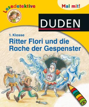 Eines Tages wird Ritter Flori vom gefürchteten Raubritter Kuno von seiner Burg vertrieben. Mithilfe der Burggespenster denkt sich Flori eine List aus. Ob er seine Burg zurückbekommt? Die Titel der Reihe Lesedetektive Mal mit! sind eine einzigartige Kombination aus Erstlese- und Malbuch. Nach dem Prinzip "Lesen - Verstehen - Malen" vervollständigt das Kind die Illustrationen anhand des gelesenen Textes selbst. Der Lesedetektiv hilft dabei, indem er gezielte Fragen zur Geschichte stellt. So lernen Leseanfänger, genau und sinnentnehmend zu lesen. Kreative Leseförderung, die Spaß macht!