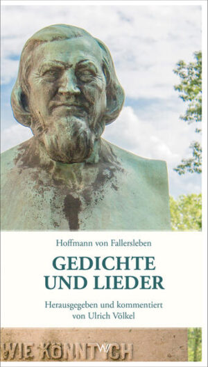 Hunderte Kinderlieder wie »Alle Vögel sind schon da« und »Ein Männlein steht im Walde«, aber auch das »Lied der Deutschen« und »Die Gedanken sind frei« stammen aus der Feder Hoffmann von Fallerslebens. Kaum einer bringt seinen Namen damit in Verbindung. Dabei war er ein bedeutender Vertreter jener Generation, die zwischen Aufbruch und Anpassung, zwischen Revolution und Restauration im 19. Jahrhundert hin- und hergerissen wurde. Er setzte sich gegen die Repression frühliberaler Ideen ein. Aufgrund seiner politischen Ansichten war er jahrelang ins Exil verbannt. In drei Abschnitten widmet sich das Buch Hoffmanns Unpolitischen Liedern, den Gedichte(n) für Kinder und seinem übrigen lyrischen Schaffen. Hoffmann von Fallersleben wird damit als liberaler Dichter wieder mehr ins Bewusstsein gerückt, auch wenn er vereinzelt antijudaistische Gedichte veröffentlichte. Sein Vordenken eines geeinigten Deutschlands, das durch Bismarck eine erste Gestalt annahm, ließ ihn die deutsche Nationalhymne dichten, die bis heute mit der Melodie von Joseph Haydn Bestand hat.