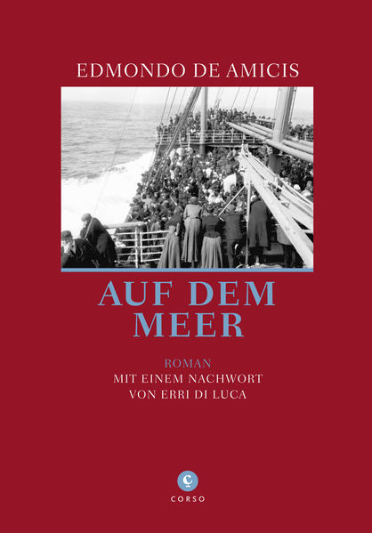 Auf dem Meer, 1889 veröffentlicht und sofort ein Erfolg, ist ein Bordtagebuch nein, ein Gesellschaftsroman, dessen Autor auf häufig ironischwitzige Kommentare nicht verzichtet. De Amicis erzählt von einer Atlantiküberfahrt von Genua nach Montevideo in Uruguay, die er im Frühjahr 1884 als Chronist der italienischen Auswanderungsbewegung unternahm. Der Ozeandampfer »North America« (der im Buch Galileo heißt) war eines der vielen Emigrantenschiffe, auf denen tausende Italiener in der Hoffnung auf ein besseres Leben nach Südamerika emigrierten. An Bord sind 1.800 Passagiere, davon 1.600 italienische Bauern und Tagelöhner, der Rest sind wohlhabendere Italiener, Schweizer, Österreicher und Franzosen. Das einfache Volk, die Emigranten, reist in der Dritten Klasse, das Bürgertum in der Zweiten, der Adel in der Ersten. Die Aufteilung der Passagiere spiegelt die Schichtung der Gesellschaft De Amicis beschreibt diesen »Mikrokosmos mit allen Freuden und Leiden der Menschheit«, diesen »Staat in Miniaturform, dessen Regierung der Kapitän und die Offiziere, und dessen Justiz der Auswanderungskommissar darstellt«. Sein außerordentlich detailreiches, farbiges Sittengemälde beginnt mit der Einschiffung in Genua in filmreifen Szenen werden die auf das Schiff drängenden Massen und immer wieder einzelne Typen beschrieben. De Amicis ist ein teilnehmender Beobachter, er spürt die Tragik des unwiderruflichen Abschieds von der Heimat und die verzweifelte Hoffnung, die alle bewegt. Getreulich registriert er, was er während der Überfahrt erlebt, beginnend damit, wie Jung und Alt, Männer und Frauen sich auf die unterschiedlichsten Weisen mit der drang- und qualvollen Enge im stickigen Schiffsbauch arrangieren. Bald schon macht er persönliche Bekanntschaften in allen drei Schiffs- und Gesellschaftsklassen, in denen nahezu alles geschieht, was Menschen und ihr Zusammensein so hergeben: Verführung und Eifersuchtsdramen, Prügeleien und Gerichtsverhandlungen, es gibt Tote, Hochzeiten, Geburten und ein chaotisches Fest bei der Äquatorüberquerung. Erri de Luca der Autor so wunderbarer Bücher wie Montedidio und Das Gewicht des Schmetterlings erzählt in seinem Nachwort von seiner Sorge um die heutigen Flüchtlinge und von den Geboten der Menschlichkeit.