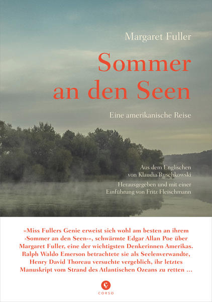 »Miss Fullers Genie erweist sich wohl am besten an ihrem ›Sommer an den Seen‹«, schwärmte Edgar Allan Poe über Margaret Fuller, eine der wichtigsten Denkerinnen Amerikas. Ralph Waldo Emerson betrachtete sie als Seelenverwandte, Henry David Thoreau versuchte vergeblich, ihr letztes Manuskript vom Strand des Atlantischen Ozeans zu retten … Bewundert und umschwärmt galt Margaret Fuller (1810–1850), die im Alter von nur 40 Jahren bei einem Schiffsunglück ertrank, als wichtigste Theoretikerin Amerikas zum Verhältnis der Geschlechter, übersetzte Goethe, war Journalistin und Erzieherin. 1843 unternahm sie eine Reise an die Grenze zwischen den Vereinigten Staaten und Kanada, die ihren Niederschlag in ihrem ersten größeren Prosatext Sommer an den Seen fand. Eine Reise, die in freier, moderner, polyphoner Form einen ebenso subjektiven wie weitsichtigen Einblick gibt in ein wenig bekanntes Amerika der enteigneten Ureinwohner und der neuen Siedlerkolonisten, aber auch eine Reise zu sich selbst und ein höchst aktueller Appell an die Akzeptanz persönlichen Andersseins wie gesellschaftlicher Vielfalt: ein Bewusstseinsstrom aus Empfindungen, Erinnerungen, Beschreibungen, Assoziationen, Reflexionen, Exzerpten und autobiografischen Details.