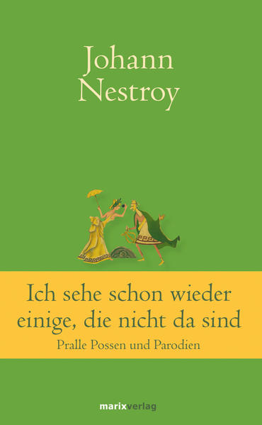 »Kunst ist, wenn man’s nicht kann, denn wenn man’s kann, ist’s keine Kunst.« Voller Sprachwitz sind die in Dialekt und Hochsprache verfassten Possen, Albereien und Theaterstücke von Johann Nestroy. Immer angereichert mit philosophischem Tiefsinn und satirischem Klamauk. Weder die lokalen Charaktere des Wiener Milieus, jede Menge »Aufschneider« und »Lackaffen«, noch die politischen Verhältnisse seiner Zeit oder ganz allgemein menschliche Schwächen waren vor seinem Talent des humoristischen Desillusionierens sicher. Johann Nestroy steht in der Tradition des Wiener Volkstheaters und hat doch viel mehr zu bieten. Egon Friedell sieht ihn als »Erben und Fortsetzer « Laurence Sternes, Oscar Wildes und Bernard Shaws. Wortmächtig, hintergründig, frech. Kurzum: liebenswert!