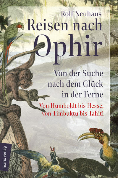 Ophir ist ein Synonym für den Sitz des Glücks. Und oftmals ein Trugbild – der unerreichbare, unauffindbare Ort. Rolf Neuhaus’ Erzählung folgt Schriftstellern, Malern, Abenteurern und nüchternen Forschern des 18. bis 20. Jahrhunderts, die in ihren Tagebüchern, Briefen und Berichten von der Lust und Last des Reisens erzählen, von Euphorie und Ernüchterung, Vorstellung und Wirklichkeit, Idealen und Illusionen, Exotikhunger und Überdruss, Fernweh und Verzicht. Das Buch entführt den Leser in die Südsee und den Orient, nach Südostasien, Lateinamerika und Afrika und hält ihm ein Kaleidoskop schillernder Reisewelten vor Augen, die ebenso vielversprechend wie trügerisch sind. Unter anderen kommen Arthur Rimbaud, Alexander von Humboldt, Hermann Hesse, Paul Gauguin, Bronislaw Malinowski, Carsten Niebuhr, André Gide, Gustave Flaubert, Claude Lévi-Strauss vor.