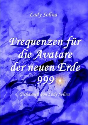 Dies ist ein sprituelles Selbsteinweihungs- Handbuch für dich du Avatar der neuen Erde und Zeit. Sei bereit einzutauchen in die hochenergetischen Frequenzen der neuen Zeit/der Anpassungsphase. Es sind 43 hochenergetische Selbsteinweihungen/Aktivierungen in diesem Handbuch für dich von mir im Universum bereitgestellt. Das Aufstiegsgeschehen des Planeten Erde in eine höhere Bewusstseinsebene ist im vollem Gange. Höchste lichte Energien strömen in der Jetzt- Zeit aus der Wirklichkeit zu uns, in unsere Dimension. Ein Attribut der neuen Zeit ist, dass wir uns alle bewusst darüber sin, dass wir selbst die Schöpfer unserer eigenen Wirklichkeit sind. Viele Menschen erwachen jetzt aus ihrem Schlaf, ihr Verstand kann dies noch nicht einordnen, doch ihre Seele kennt die Wahrheit. Sie folgt dem Ruf, der Quelle allen SEINS.