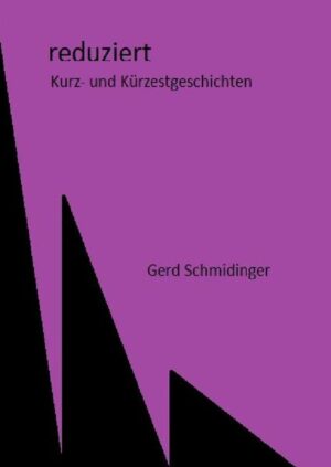 "reduziert" ist eine kleine, aber feine Sammlung von Kurzgeschichten für zwischendurch: zum Schmunzeln in der Straßenbahn, zum Nachdenken im Café, für den (teils absurden) Grusel wo auch immer. Der Band beginnt mit "stark reduzierten" Kürzestgeschichten im Umfang von 50 bis 300 Wörtern und endet mit "gestandenen" Kurzgeschichten größeren Umfangs. Thematisch gehen die meisten Geschichten von Alltagssituationen aus, reichen teils aber auch ins Metaphysisch- Traumhafte hinüber.