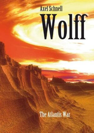 Wolff is cynical and depraved. But he has a higher mission, of which he is (yet) unaware. The final battle between Good and Evil over Atlantis is approaching its climax, and both sides are counting on Wolff. Then there’s the love affair between Wolff and Ana, who just happens to be a deadly angel Bonnie and Clyde on the wings of the Apocalypse. The novel Wolff The Atlantis War defies all genres. Wolff, a film noir figure, traverses Marion Zimmer Bradley‘s Avalon via the Apocalypse. Charging headlong, Wolff blends myth and science fiction, detective and fantasy genres with philosophy and banalities to create an entirely new universe. Laser, leather and light dome myth. A horror novel for advanced readers. Press reviews “Wolff is one of the coolest heroes ever created by a German author. It helps that Axel Schnell has hit on a tone so hot, that the pages blaze. This blend of black humor, fantasy and science- fiction is a veritable firework of ideas.” Bild am Sonntag (Sunday Bild journal) “Résumé: You can skip reading the Germanic myths, skip King Arthur and the Knights of the Roundtable, and skip taking in Eric von Däniken and whatever else the market offers on Incans. You can skip Marion Zimmer Bradley (Avalon), Jules Verne (Captain Nemo & Co.) and the Apocalypse of John. Just read this book and you will know them all.” Westfalen- Blatt (Westphalia newspaper) “Wolff The Atlantis War serenely meanders through genius and madness. It is pure narrative exuberance, unadulterated entertainment and more.” Neue Presse (New Press)